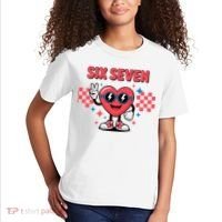 Six Seven 6-7 Valentines Day Kids T-Shirt thumb 2
