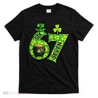 Six Seven 6-7 St Patricks Day 67 Paddys Meme T-Shirt thumb 0