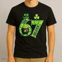Six Seven 6-7 St Patricks Day 67 Paddys Meme T-Shirt thumb 3