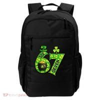 Six Seven 6-7 St Patricks Day 67 Paddys Meme Backpack thumb 0