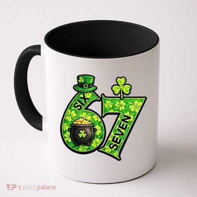 Six Seven 6-7 St Patricks Day 67 Paddys Meme Coffee Mug