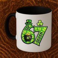 Six Seven 6-7 St Patricks Day 67 Paddys Meme Coffee Mug thumb 2