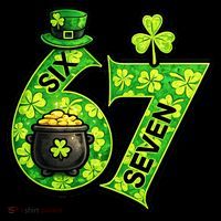 Six Seven 6-7 St Patricks Day 67 Paddys Meme Coffee Mug thumb 5