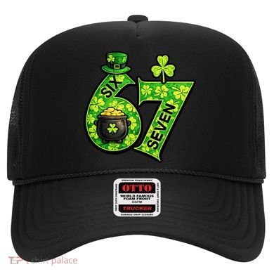 Six Seven 6-7 St Patricks Day 67 Paddys Meme Hat