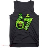 Six Seven 6-7 St Patricks Day 67 Paddys Meme Tank Top thumb 0