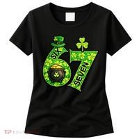 Six Seven 6-7 St Patricks Day 67 Paddys Meme Women's T-Shirt thumb 0