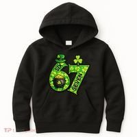 Six Seven 6-7 St Patricks Day 67 Paddys Meme Kids Hoodie thumb 0