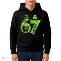 Six Seven 6-7 St Patricks Day 67 Paddys Meme Kids Hoodie thumb 4