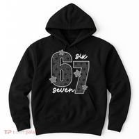 Six Seven 6-7 Meme 67 Classic Retro Hoodie thumb 0