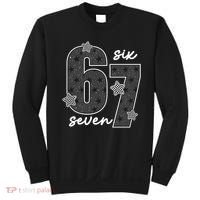Six Seven 6-7 Meme 67 Classic Retro Sweatshirt thumb 0