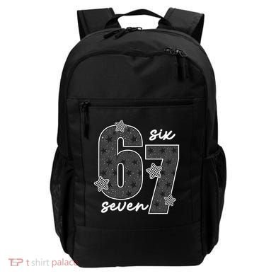 Six Seven 6-7 Meme 67 Classic Retro Backpack