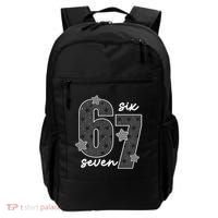 Six Seven 6-7 Meme 67 Classic Retro Backpack thumb 0