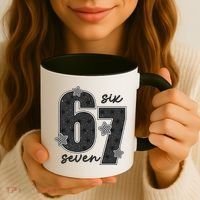 Six Seven 6-7 Meme 67 Classic Retro Coffee Mug thumb 3