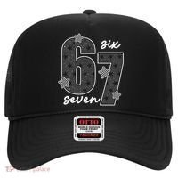 Six Seven 6-7 Meme 67 Classic Retro Hat thumb 0