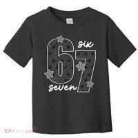 Six Seven 6-7 Meme 67 Classic Retro Toddler T-Shirt thumb 0