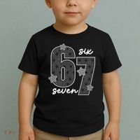 Six Seven 6-7 Meme 67 Classic Retro Toddler T-Shirt thumb 2