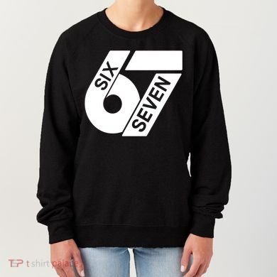 Six Seven 6-7 Meme 67 Sixty Seven Logo  Women's Sweatshirt
