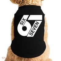 Six Seven 6-7 Meme 67 Sixty Seven Logo  Doggie Tank thumb 0