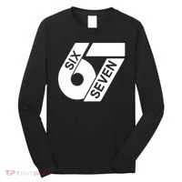 Six Seven 6-7 Meme 67 Sixty Seven Logo  Long Sleeve Shirt thumb 0