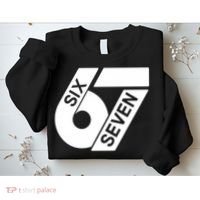 Six Seven 6-7 Meme 67 Sixty Seven Logo  Sweatshirt thumb 2
