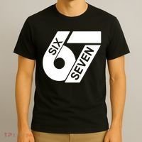 Six Seven 6-7 Meme 67 Sixty Seven Logo  T-Shirt thumb 3