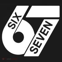Six Seven 6-7 Meme 67 Sixty Seven Logo  Sustainable Bucket Hat thumb 2