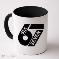 Six Seven 6-7 Meme 67 Sixty Seven Logo  Coffee Mug thumb 0