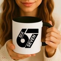 Six Seven 6-7 Meme 67 Sixty Seven Logo  Coffee Mug thumb 3