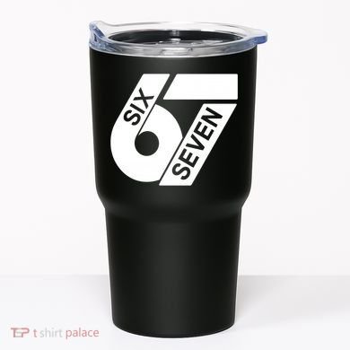 Six Seven 6-7 Meme 67 Sixty Seven Logo  Tumbler