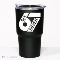 Six Seven 6-7 Meme 67 Sixty Seven Logo  Tumbler thumb 0
