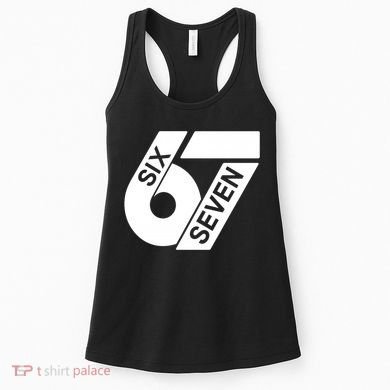 Six Seven 6-7 Meme 67 Sixty Seven Logo  Women's Tank Top