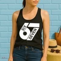 Six Seven 6-7 Meme 67 Sixty Seven Logo  Women's Tank Top thumb 2