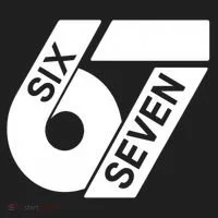 Six Seven 6-7 Meme 67 Sixty Seven Logo  Hat thumb 2