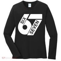 Six Seven 6-7 Meme 67 Sixty Seven Logo  Women's Long Sleeve Shirt thumb 0