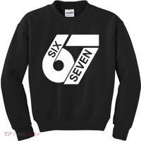 Six Seven 6-7 Meme 67 Sixty Seven Logo  Kids Sweatshirt thumb 0