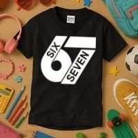 Six Seven 6-7 Meme 67 Sixty Seven Logo  Kids T-Shirt thumb 3