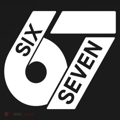Six Seven 6-7 Meme 67 Sixty Seven Logo  Tote Bag