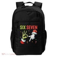 Six Seven 6 7 67 Meme Christmas Xmas Funny Backpack thumb 0