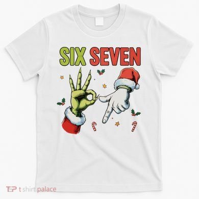 Six Seven 6 7 67 Meme Christmas Xmas Funny T-Shirt