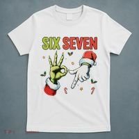 Six Seven 6 7 67 Meme Christmas Xmas Funny T-Shirt thumb 5