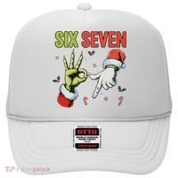 Six Seven 6 7 67 Meme Christmas Xmas Funny Hat thumb 0