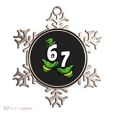 Six Seven 67 St Patricks Day 6 7 Shamrock Meme Ornament