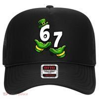 Six Seven 67 St Patricks Day 6 7 Shamrock Meme Hat thumb 0