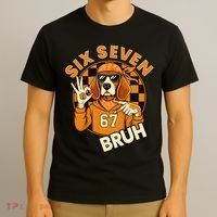 Six Seven 67 Dog 6-7 College Football T-Shirt thumb 3