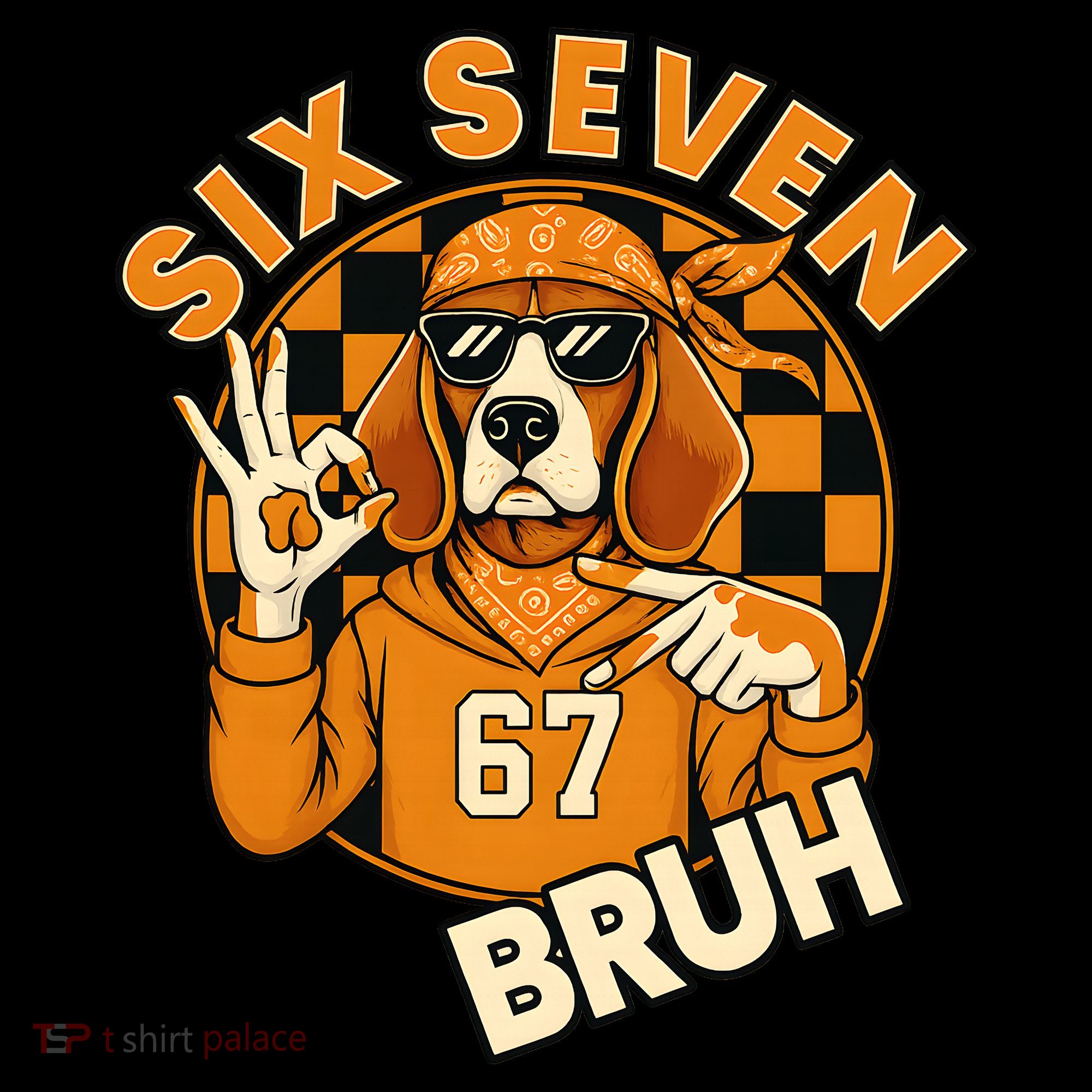 Six Seven 67 Dog 6-7 College Football Coffee Mug