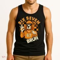 Six Seven 67 Dog 6-7 College Football Tank Top thumb 3