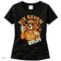 Six Seven 67 Dog 6-7 College Football Women's T-Shirt thumb 0