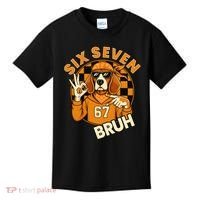 Six Seven 67 Dog 6-7 College Football Kids T-Shirt thumb 0
