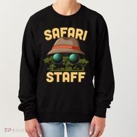 Safari Staff Art Zookeeper Costume Zoo Jungle Women's Sweatshirt thumb 0