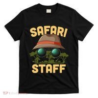 Safari Staff Art Zookeeper Costume Zoo Jungle T-Shirt thumb 0